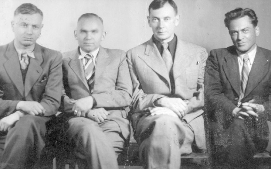 С. Гординський, У. Самчук, Є. Маланюк, А. Любченко